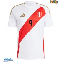 Peru Paolo Guerrero #9 Hjemmedrakt Copa America 2024 Kortermet